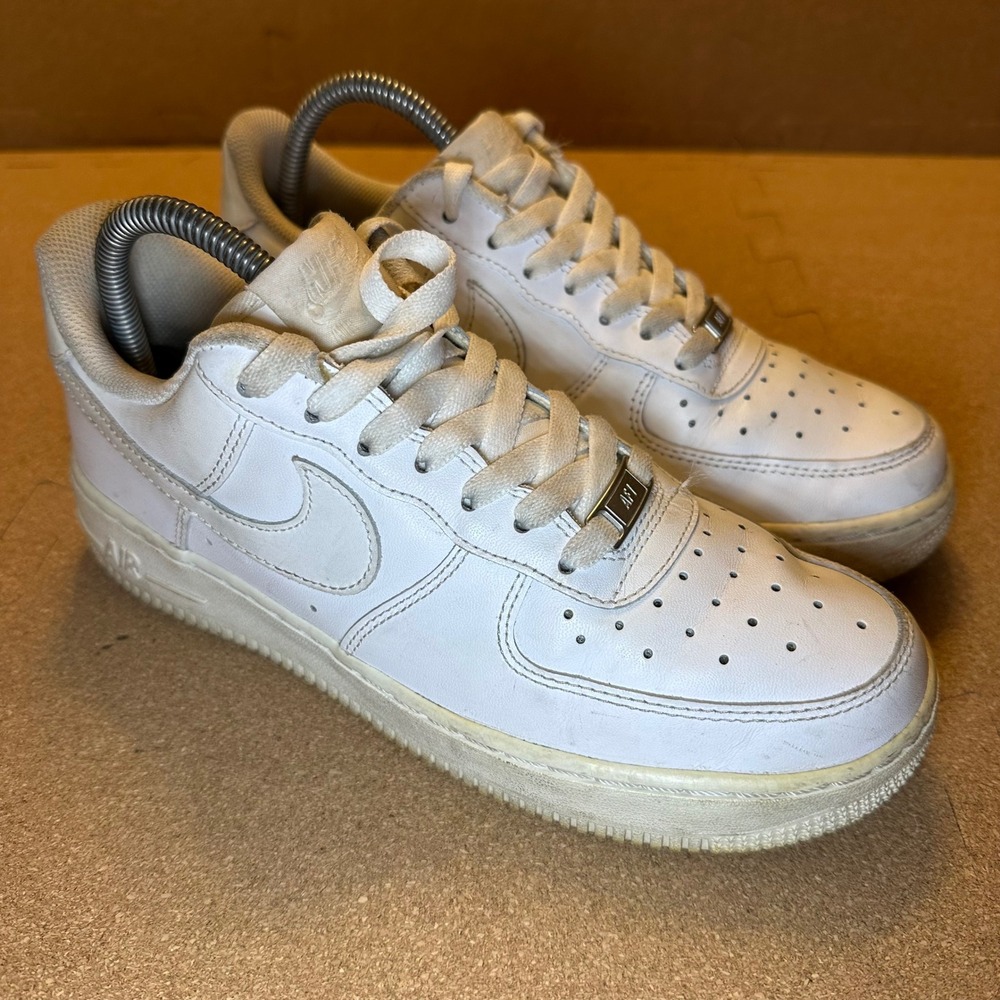 Nike Air Force 1 Low Womens 8 White 315115-112 Sneakers AF1 Classic Casual 07